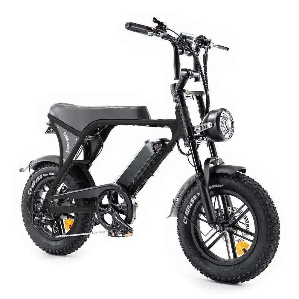 Ouxi C80 Mini Fatbike Zwart