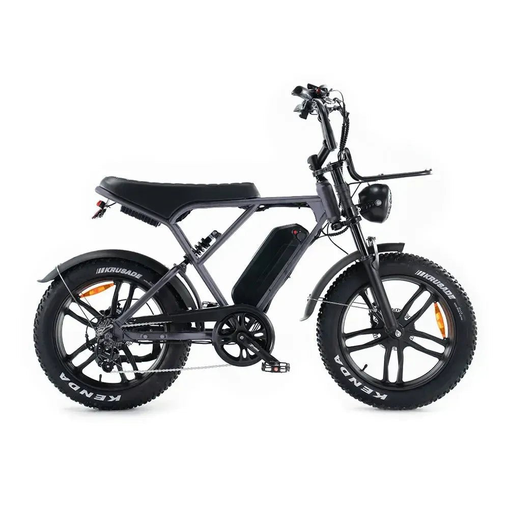 Ouxi H9 - Fatbike - Met Voorrekje - Spacegrijs