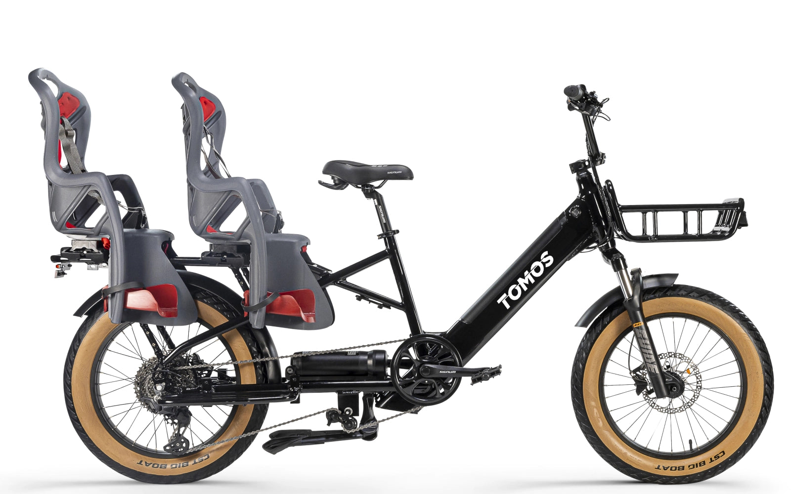 Tomos ET 02 E-Cargo Fat 2 Longtail glossy rood