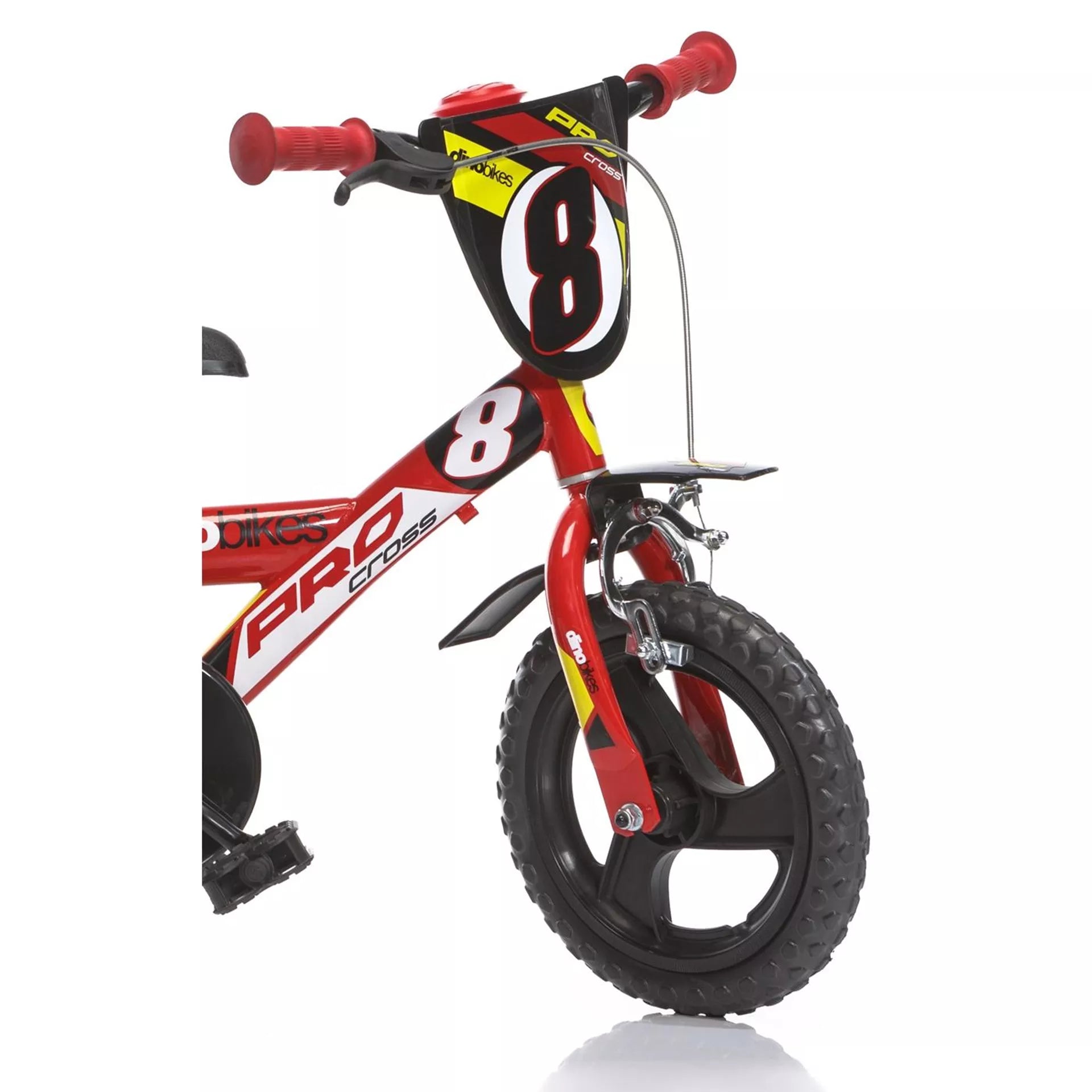 Dino Jongensfiets Pro Cross 12 inch rood