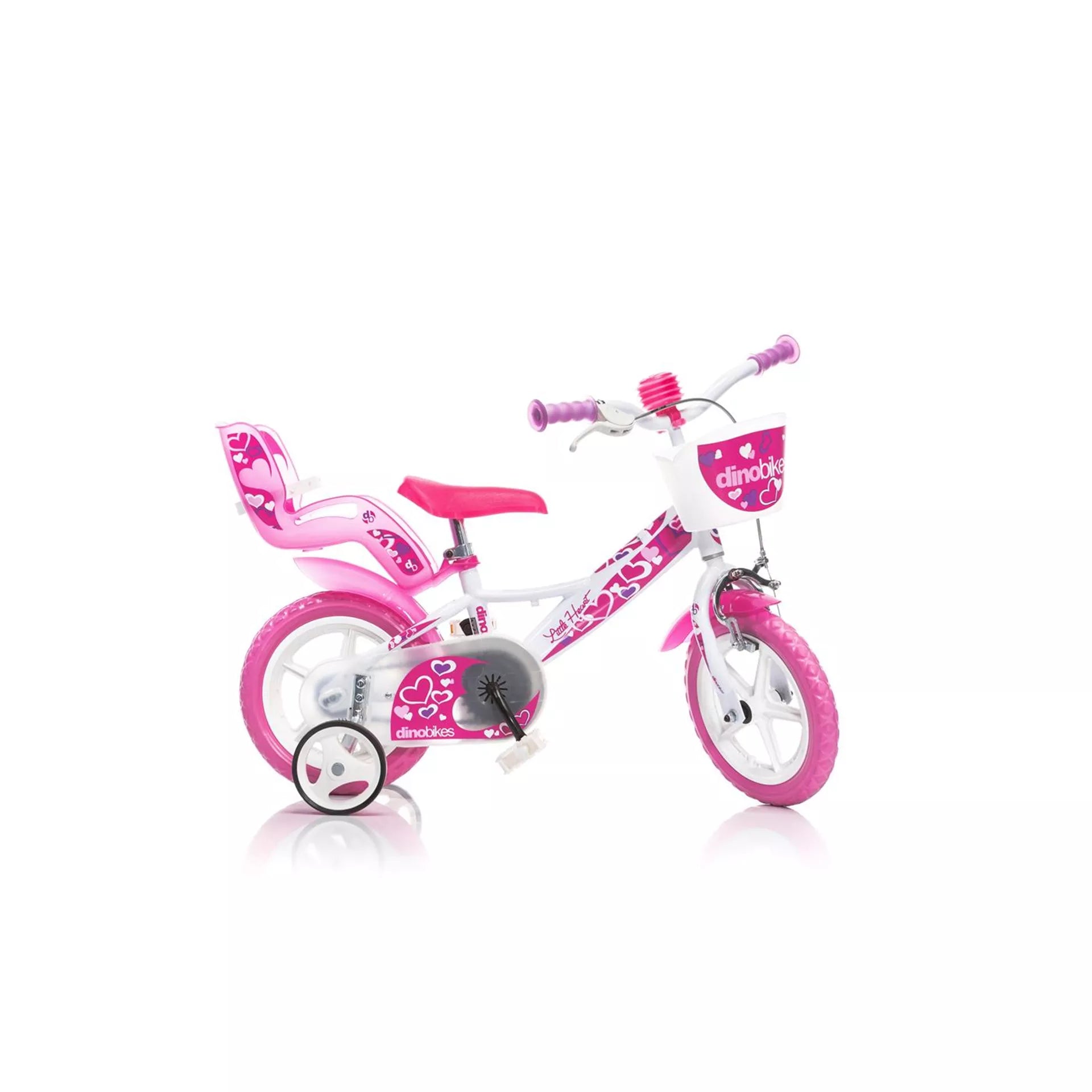 Dino Meisjesfiets Little Heart 12 inch
