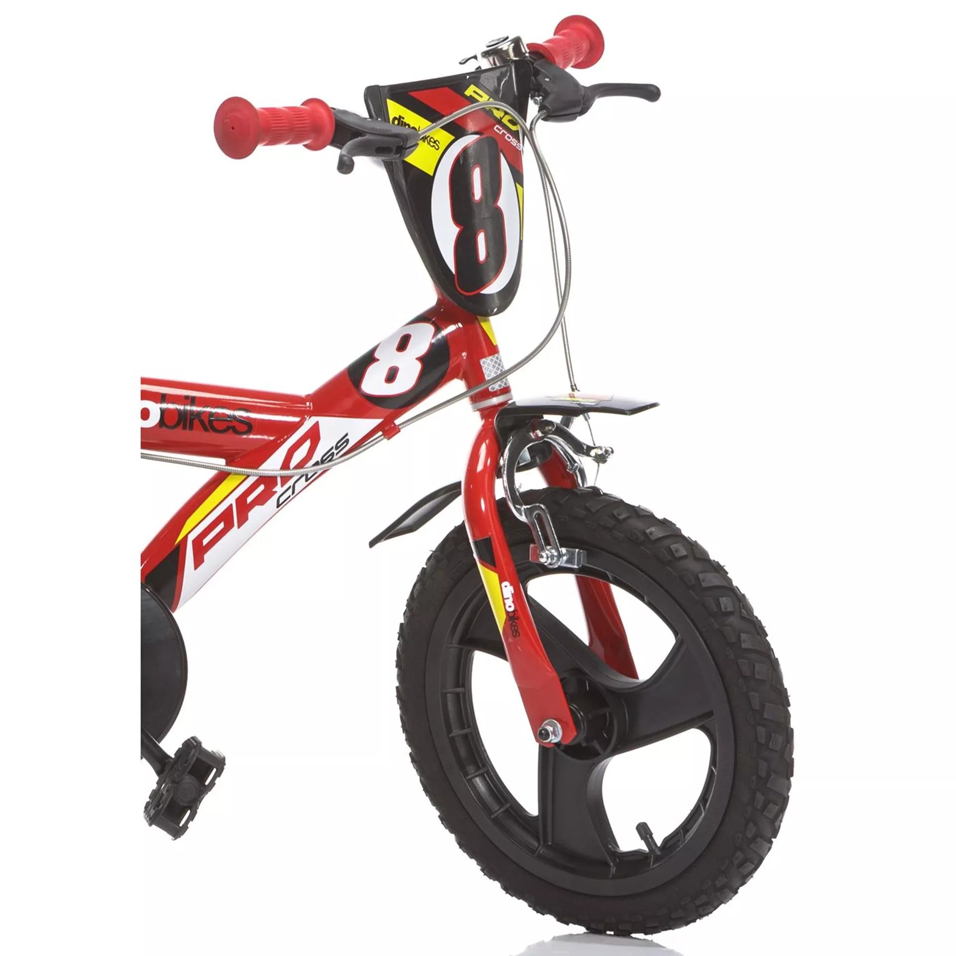 Dino Jongensfiets Pro Cross 16 inch rood