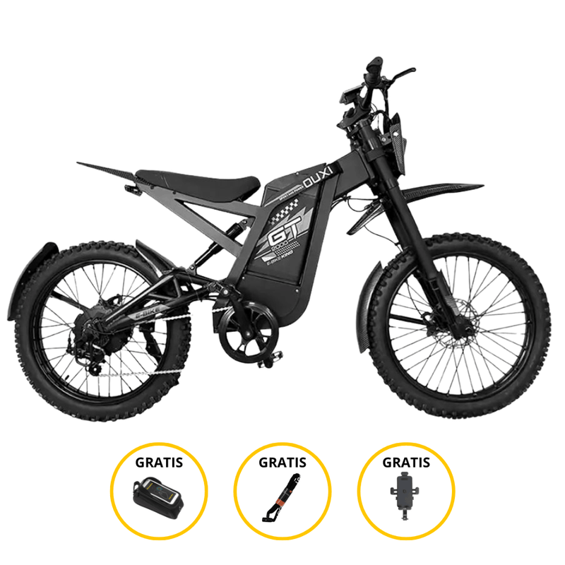 OUXI GT-2000 Skinnybike Zwart