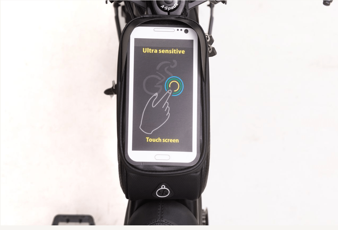 A-SPADZ Waterdichte Telefoon Tas Zwart