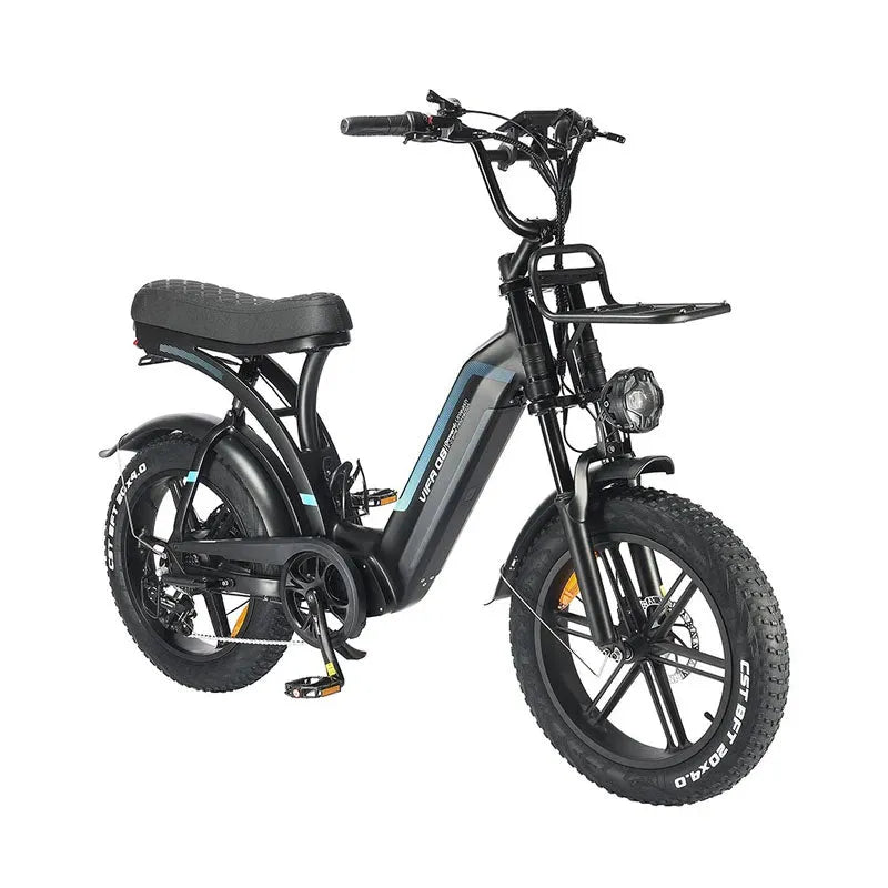 OUXI Q8 Fatbike Zwart