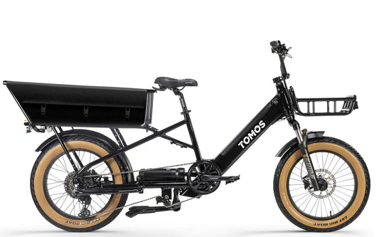 Tomos ET 02 E-Cargo Fat 2 Longtail zwart