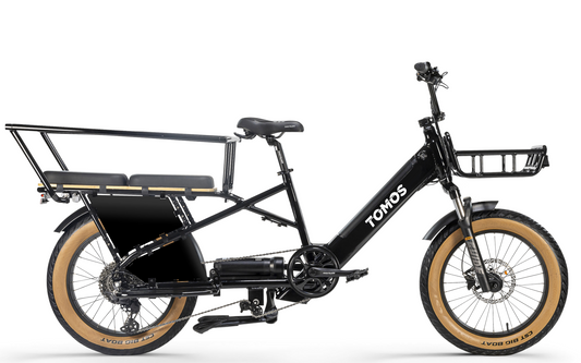 Tomos ET 02 E-Cargo Fat 2 Longtail glossy rood