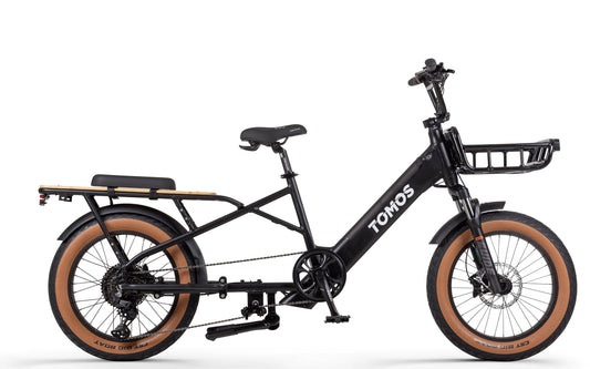 Tomos ET 02 E-Cargo Fat 2 Longtail zwart