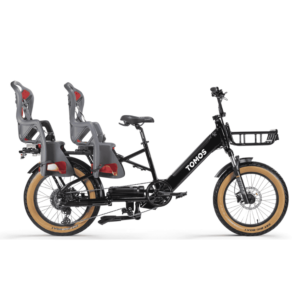 Tomos ET 02 E-Cargo Fat 2 Longtail zwart